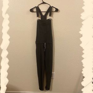 Grey Z Supply Cotton Racerback Overall Jumpsuit